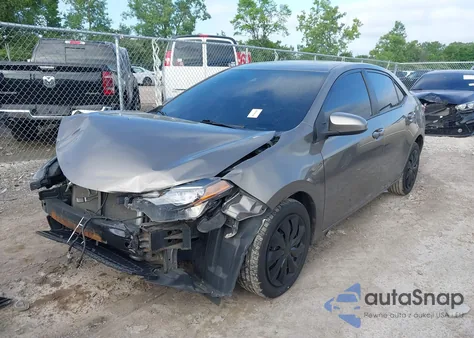 2017 Toyota Corolla Le from USA, damaged, VIN 2T1BURHEXHC826535